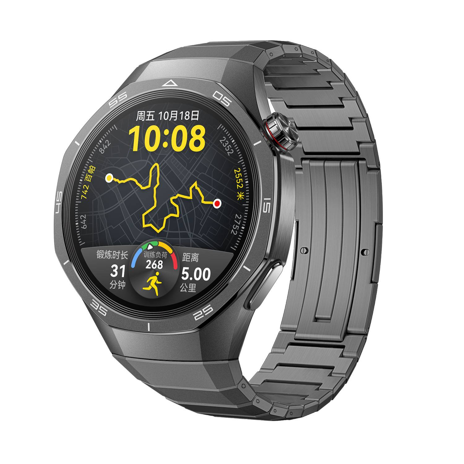 Titanarmband für Huawei Watch GT 5 Pro 46 mm Grey