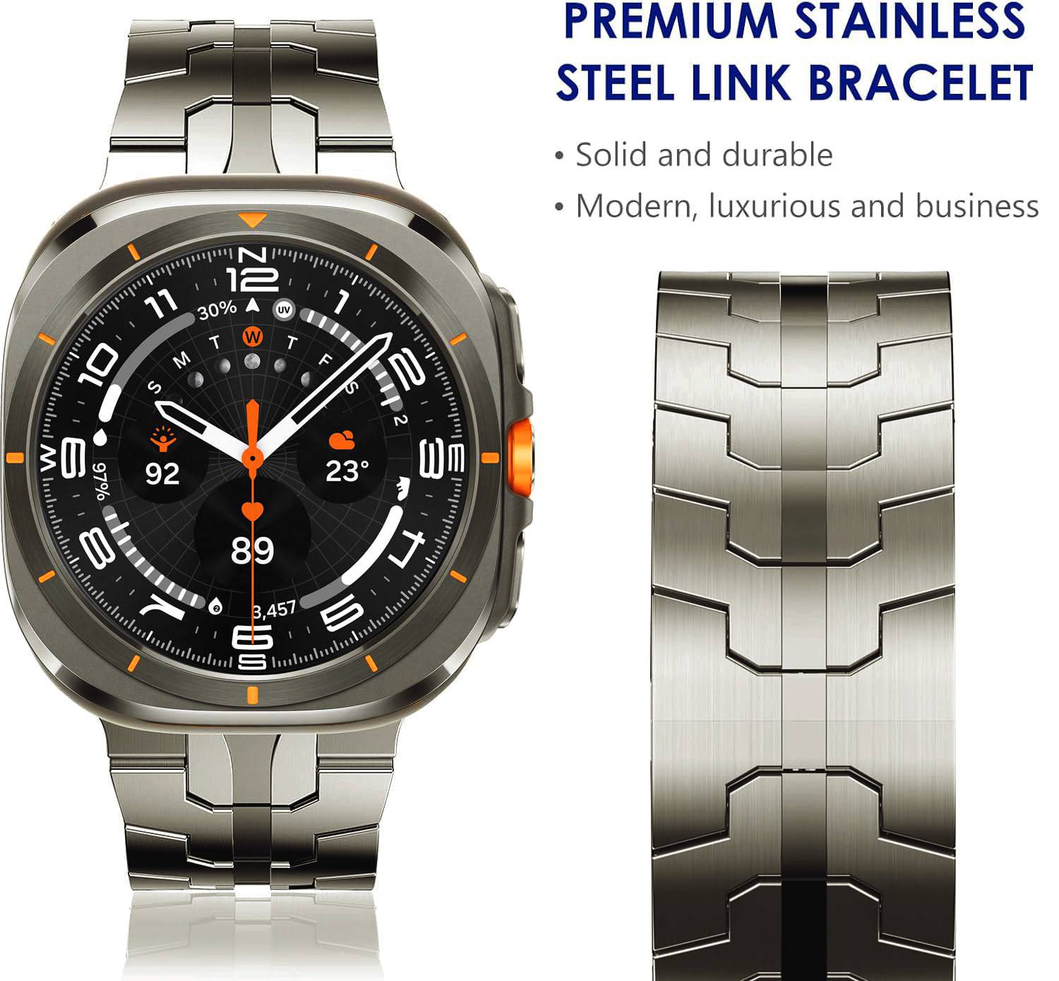 Titanarmband für Samsung Watch 7 Ultra (47 MM)