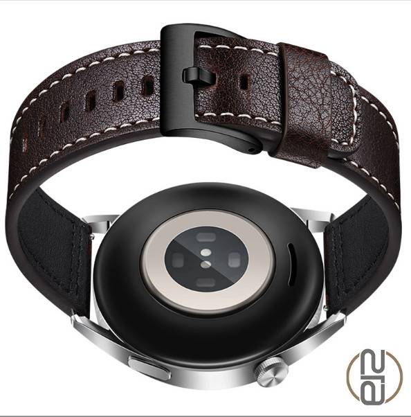 Echtes Lederarmband für Samsung Galaxy Watch 4 Coffee+Black 20 mm