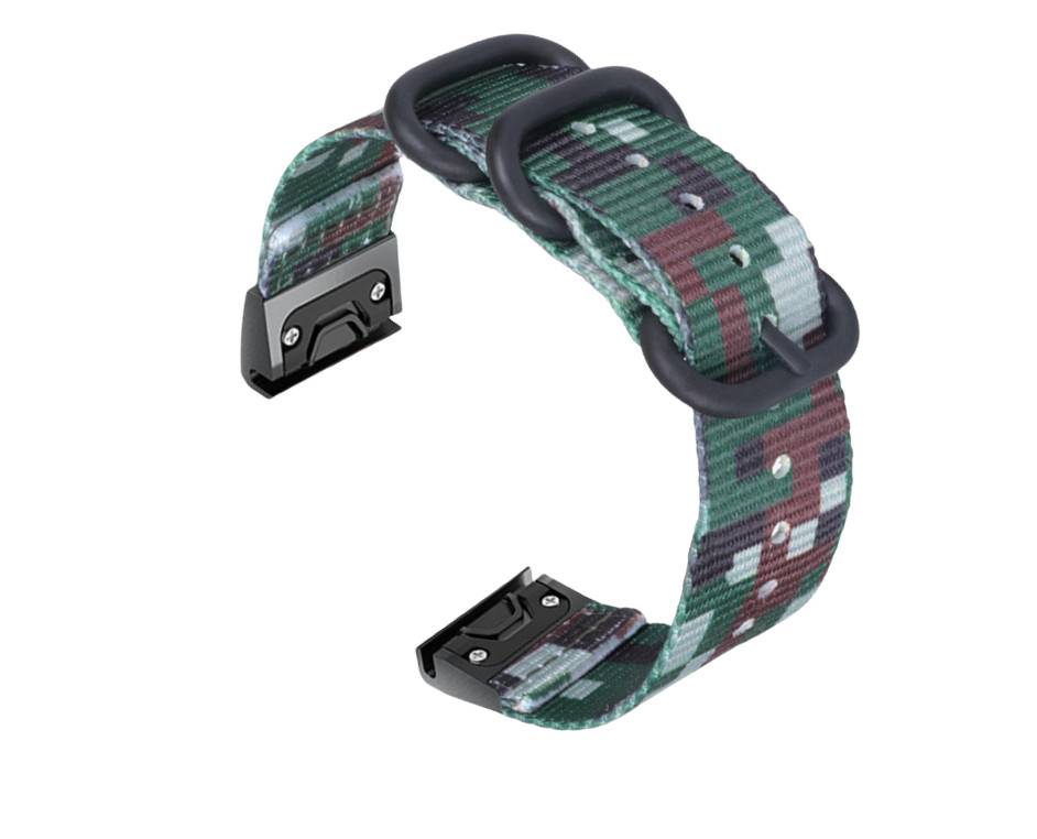 Garmin Quick Release Fenix 5X 6X Taktisches Nylon-Uhrenarmband 20 mm