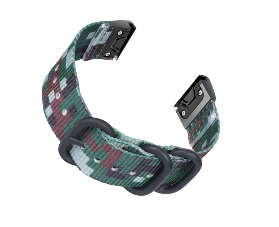 Garmin Quick Release Fenix 5X 6X Taktisches Nylon-Uhrenarmband 20 mm