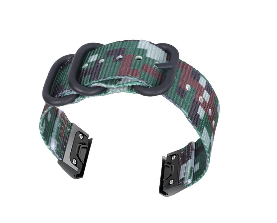 Garmin Quick Release Fenix 5X 6X Taktisches Nylon-Uhrenarmband 20 mm