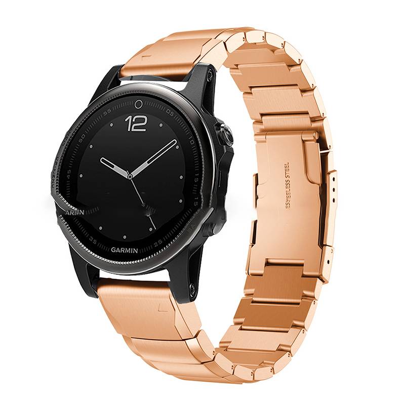 Roségoldenes Uhrenarmband für Fenix 5s/6s/7s/8 43mm