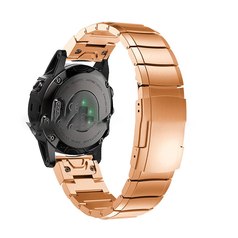 Roségoldenes Uhrenarmband für Fenix 5s/6s/7s/8 43mm