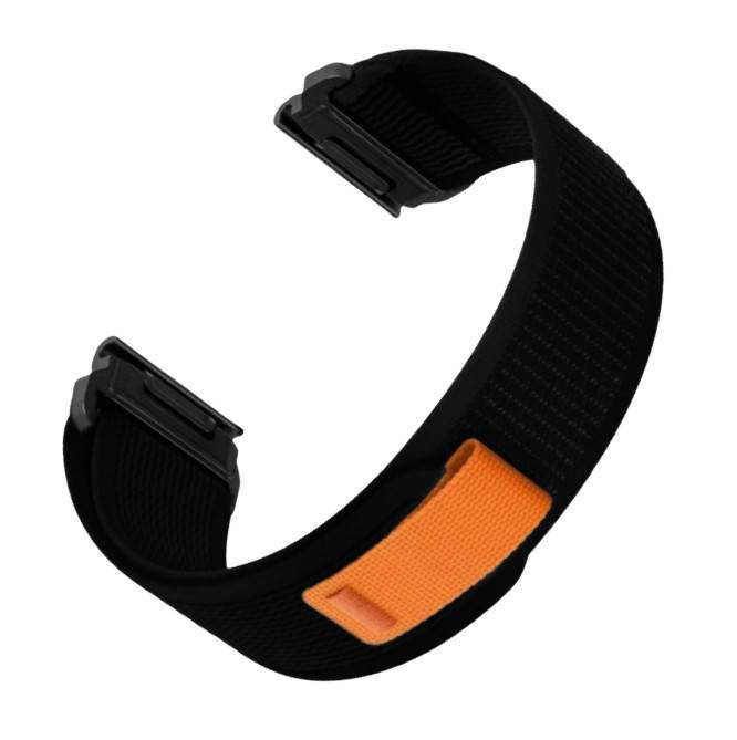 Schnellverschluss-Nylonarmband für Garmin Fenix 8/7X Pro/6X5X965 Black 20 mm