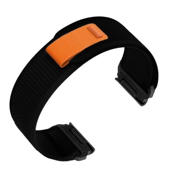 Schnellverschluss-Nylonarmband für Garmin Fenix 8/7X Pro/6X5X965 Black 20 mm