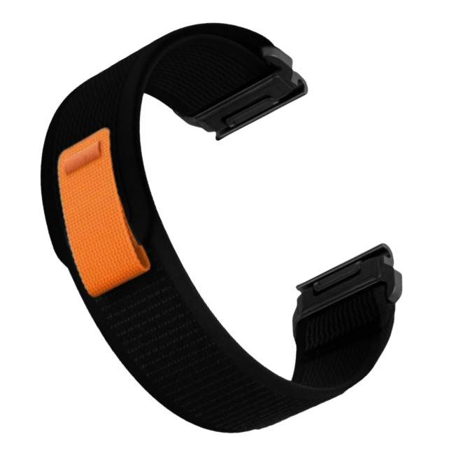 Schnellverschluss-Nylonarmband für Garmin Fenix 8/7X Pro/6X5X965 Black 20 mm
