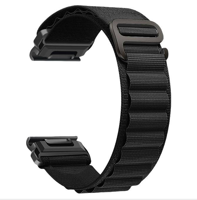 Uhrenarmband für Garmin Fenix 8/8S/6/6X/7/7X/Pro/Tactix Black 26 mm