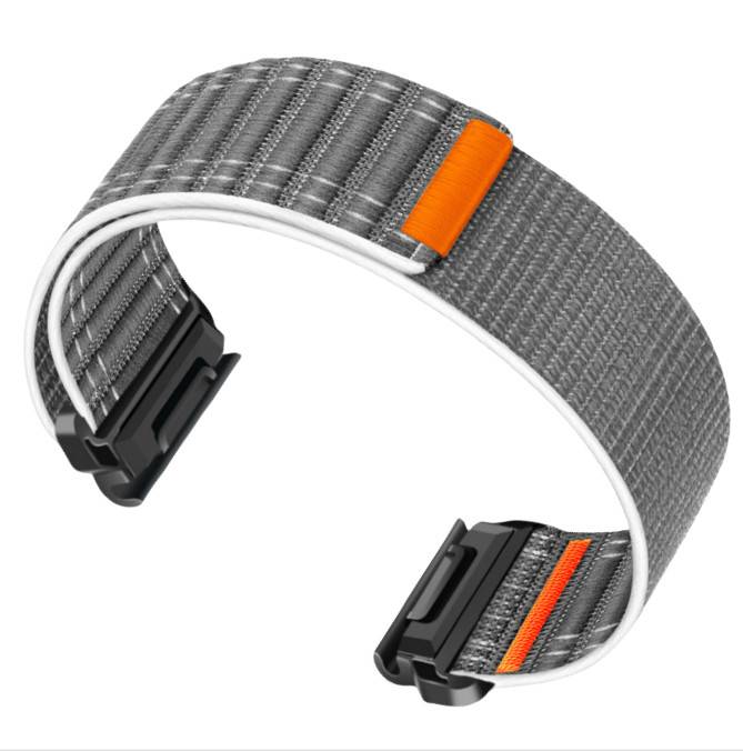 Nylon-Uhrenarmband für Garmin Fenix 8/567X/pro/Epix 935/965 Grey 22 mm