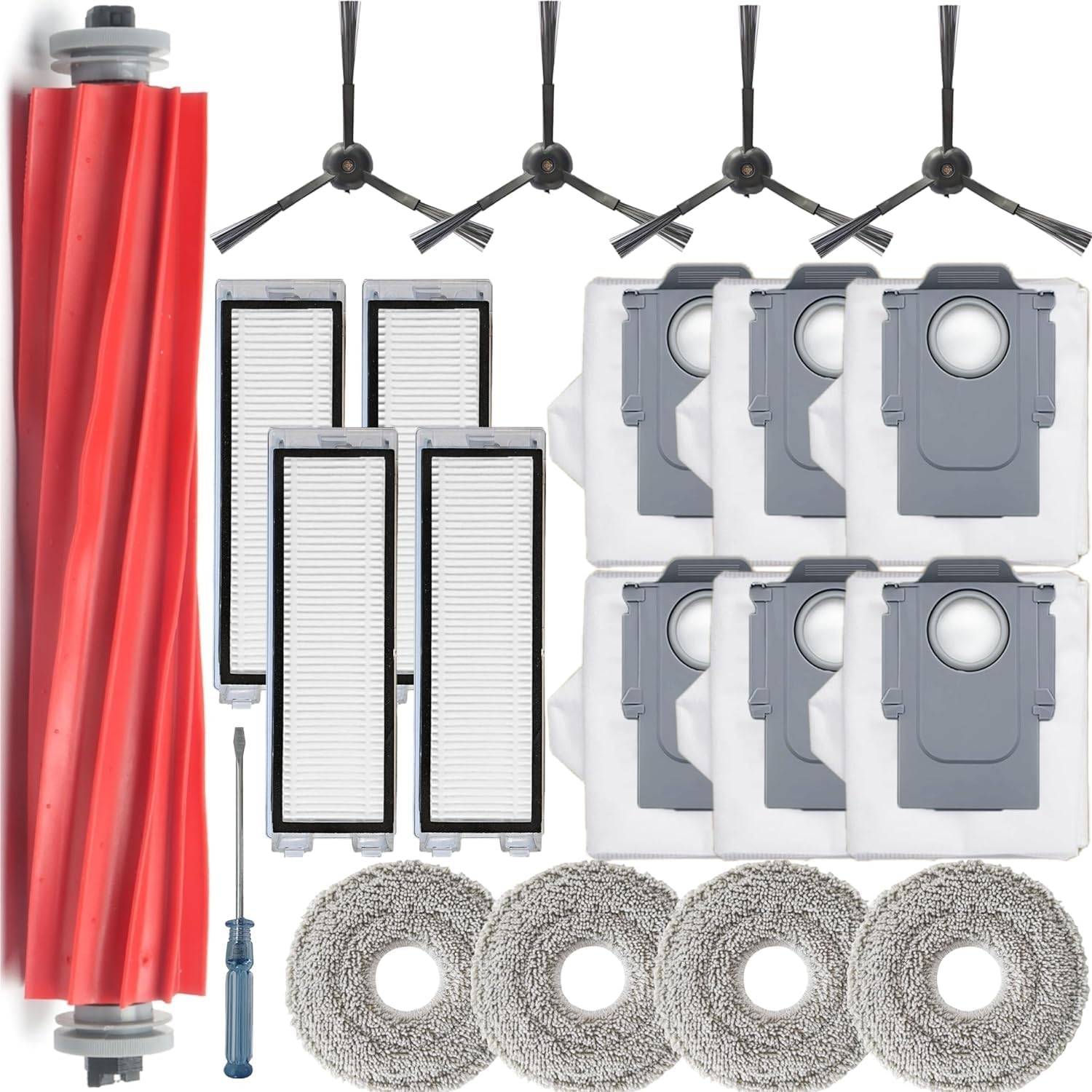 Roborock Q Revo/P10 Ersatzteilset - Mehrfarbig