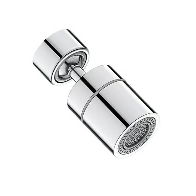 Dual-Mode-Wasserhahnbelüfter mit 720°-Drehung Silver