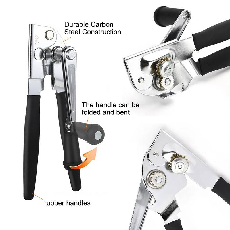 Ergonomischer Dosenöffner aus Karbonstahl