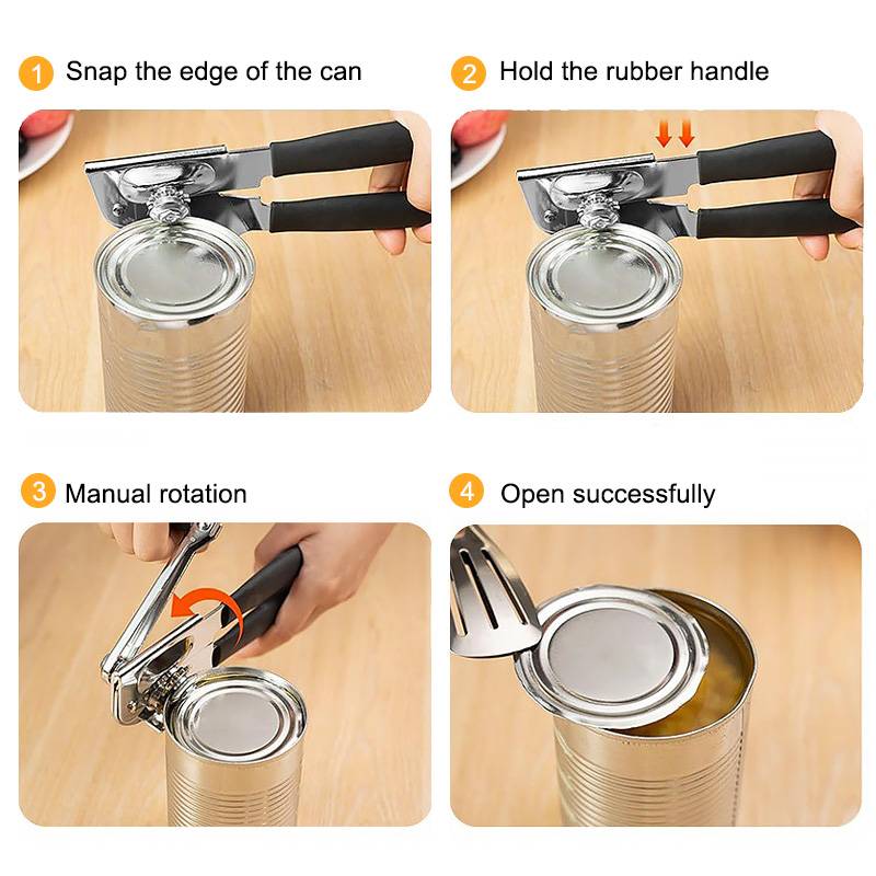 Ergonomischer Dosenöffner aus Karbonstahl