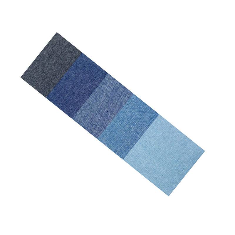 Selbstklebende Jeans-Patches zum Aufbügeln, 5 Stück, quadratisch, verschiedene Farben