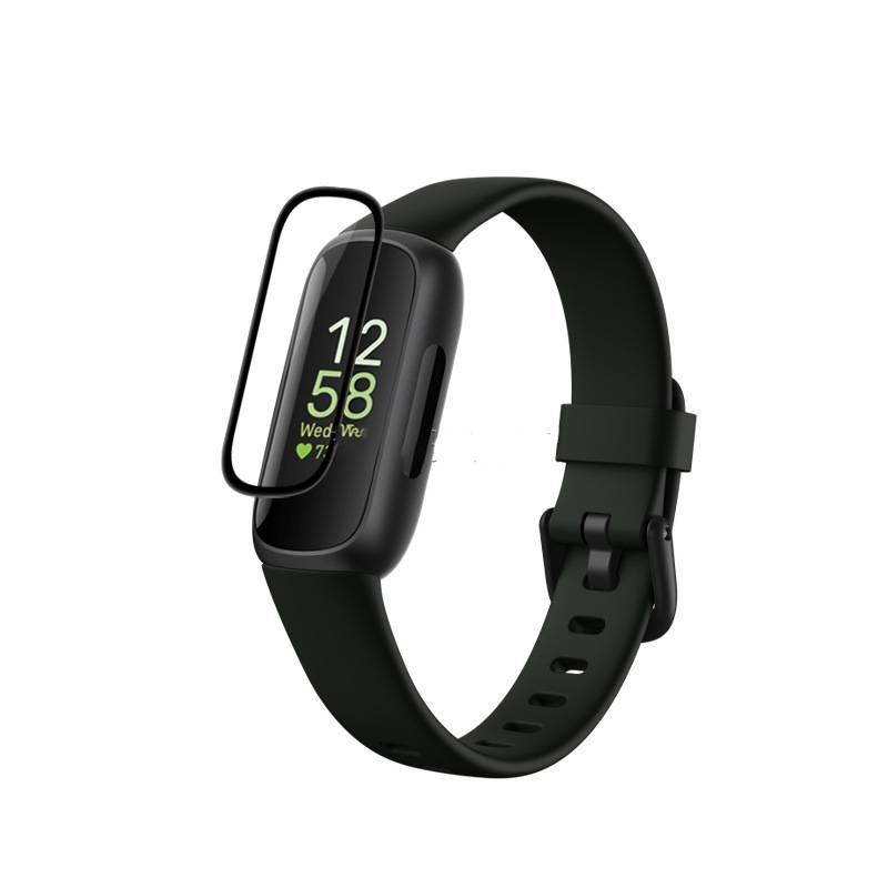 Fitbit Inspire 3 Displayschutzfolie, 3D Gebogenes Soft Film (2er-Pack)