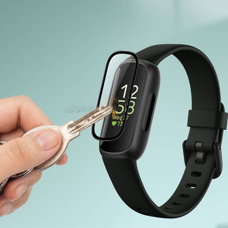 Fitbit Inspire 3 Displayschutzfolie, 3D Gebogenes Soft Film (2er-Pack)