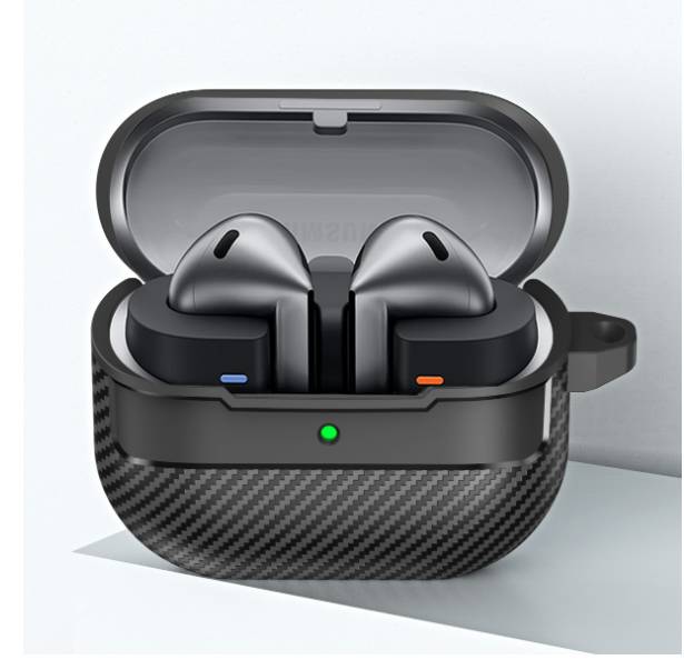 Schutzhülle aus Kohlefaser für Samsung Galaxy Buds3/3pro Black