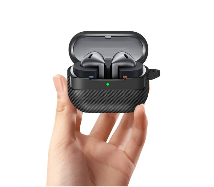 Schutzhülle aus Kohlefaser für Samsung Galaxy Buds3/3pro Black