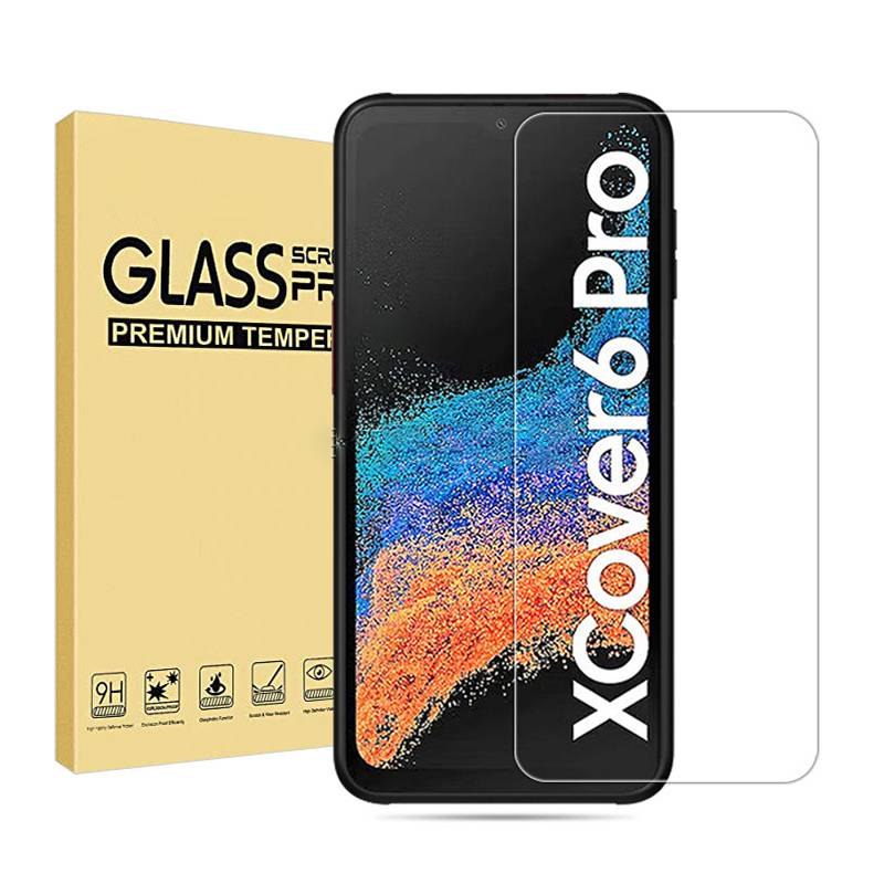 2er-Pack Gehärtetes Glas Displayschutzfolie für Samsung Xcover6 - Gebogene Kante