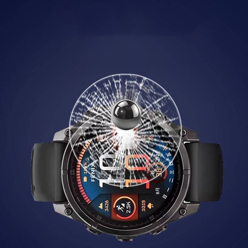 Garmin Fenix High Aluminium-Displayschutz aus gehärtetem Glas (2er-Pack) Garmin Fenix E 47mm