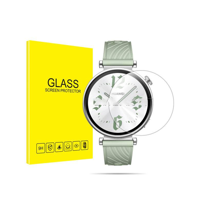 Displayschutz aus gehärtetem Glas für Huawei Watch GT5, 2er-Pack 41 mm