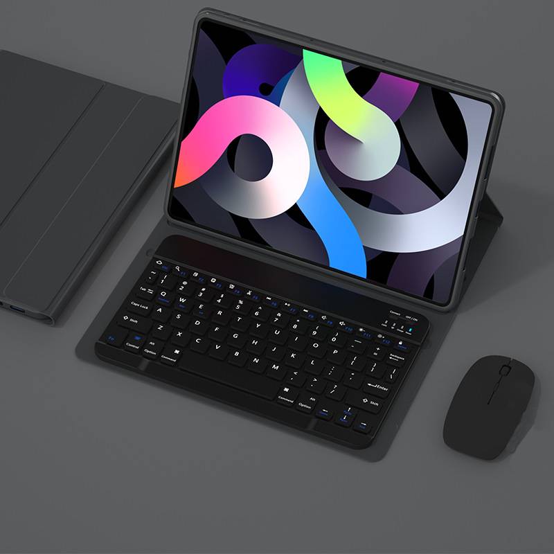 Tablet-Tastaturhülle für Xiaomi Pad 6S Pro 12.4 - Schwarz