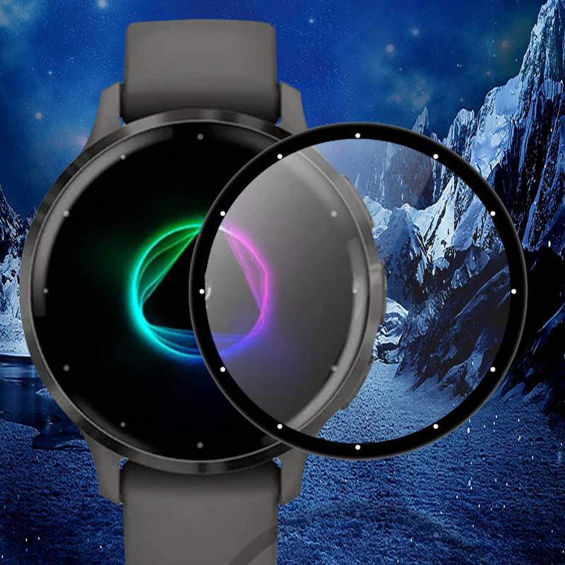 Garmin Venu 3S Displayschutzfolie, 3D Gebogenes Soft Film, 2er-Pack