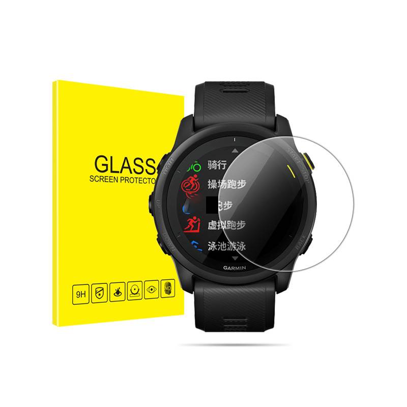 Garmin Forerunner 945 Displayschutzfolie, 2er-Pack gehärtetes HD-Glas