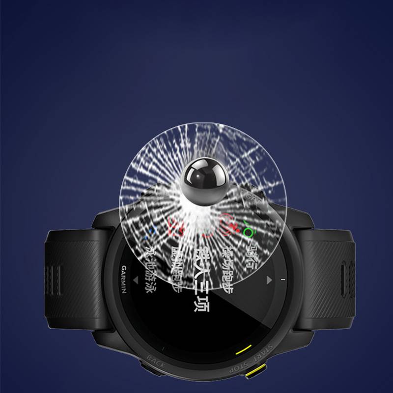 Garmin Forerunner 745 Displayschutzfolie, 2er-Pack gehärtetes HD-Glas