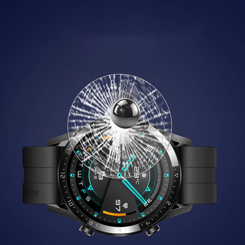 Huawei GT3 46mm Displayschutzfolie - 2er Pack Gehärtetes Glas