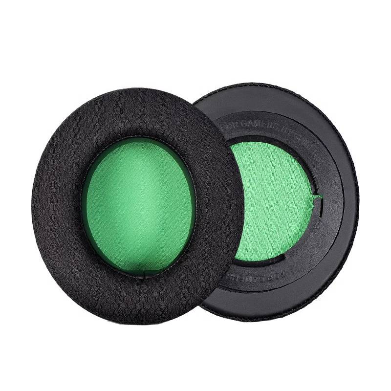 Ersatz-Ohrpolster für Razer Kraken Pro V2 – schwarzes Fußballnetz