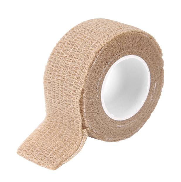 Gitarren-Fingerschutz, schmerzlindernde Fingerbandagen für Gitarristen Beige 2,5 cm