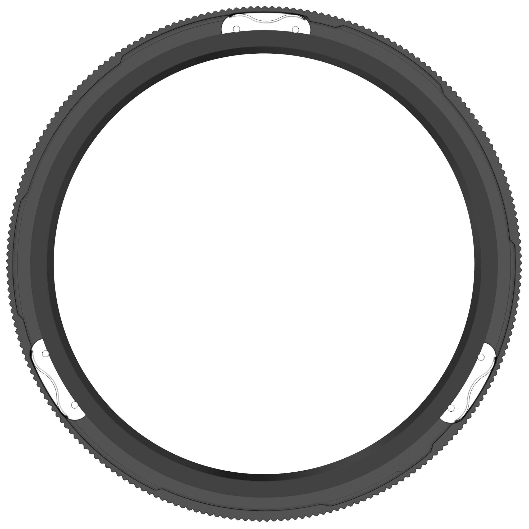 316 Edelstahl Lünette, kompatibel mit Xiaomi Watch S4 und S3 – Präziser Sitz, selbstklebend, Silber Skala silber