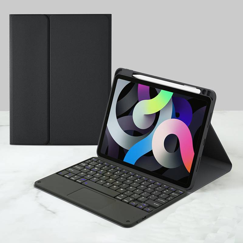 Slim Protective Case with Touchpad Keyboard for iPad Black iPad Mini 6/7 8,3 Zoll 2021