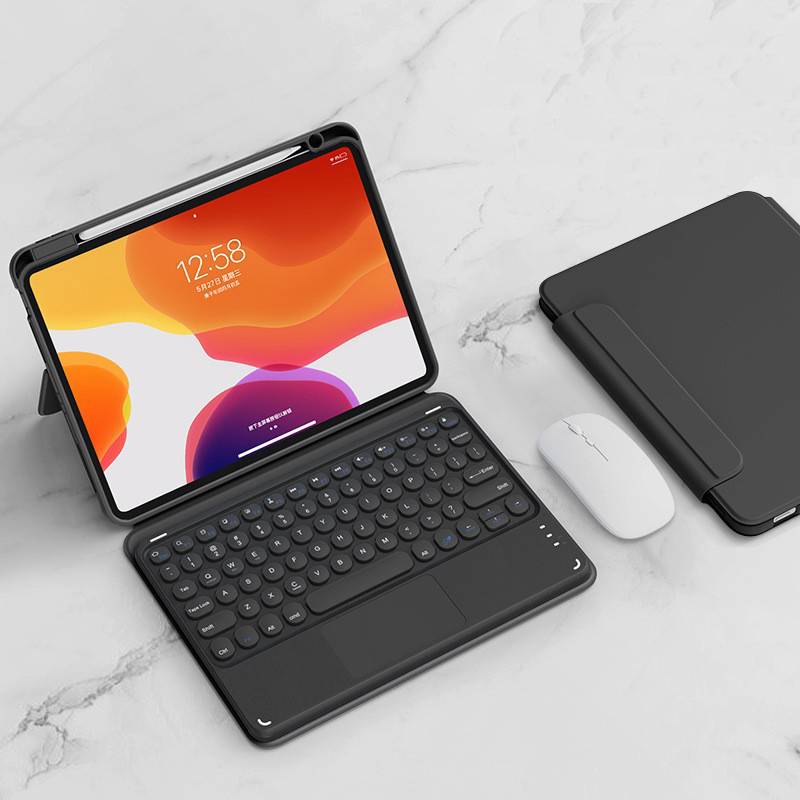Abnehmbare Bluetooth-Tastaturhülle für das iPad Black iPad Pro10.2/10.5/Air3