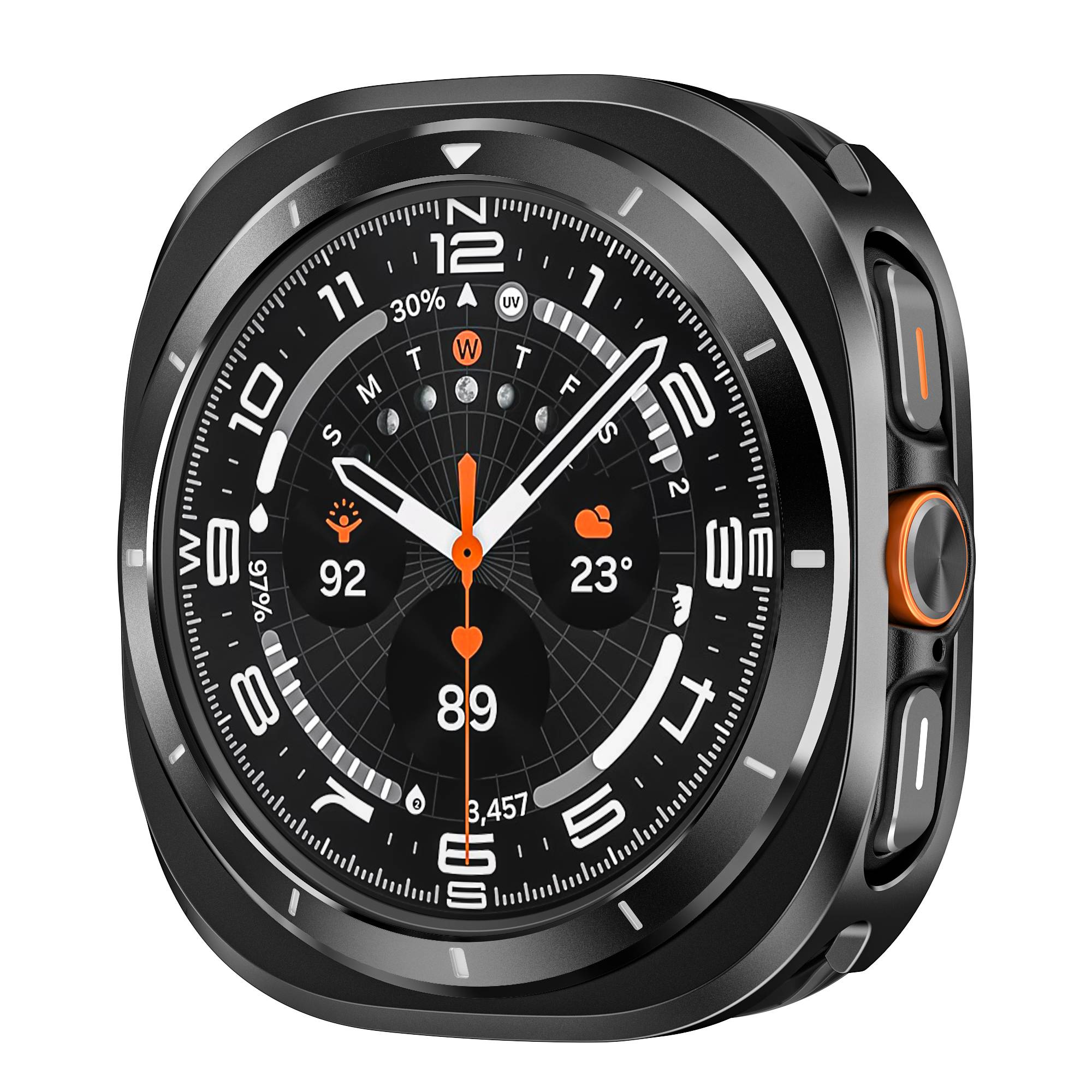 Metallgehäuse für Samsung Galaxy Watch 7 Ultra Black