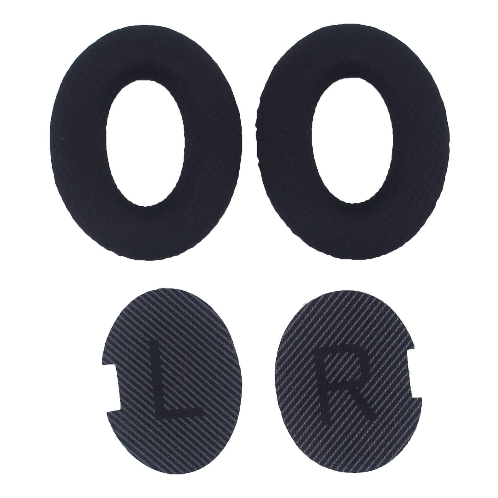 Ersatz-Ohrpolster für Bose QC35, QC25, QC15 Kopfhörer Black