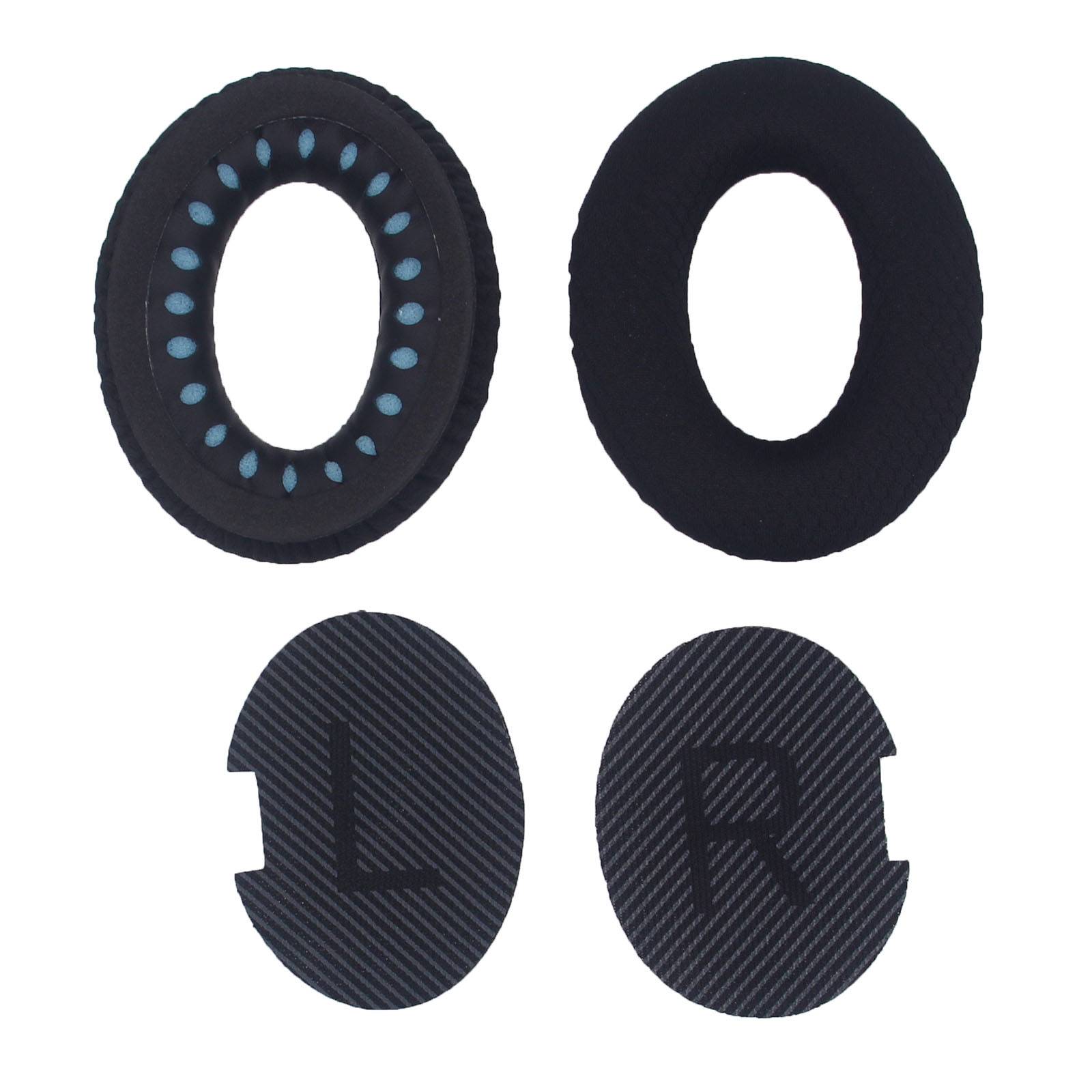Ersatz-Ohrpolster für Bose QC35, QC25, QC15 Kopfhörer Black