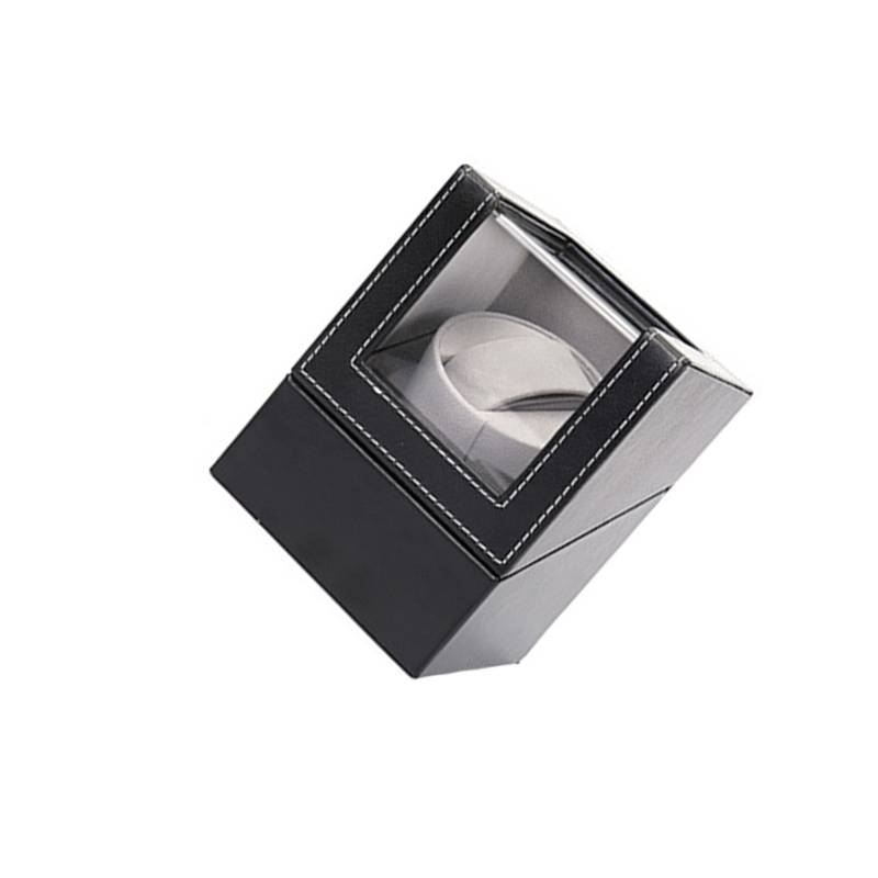 Automatische Uhrenbewegerbox für einzelne Uhr - Schwarz W125B