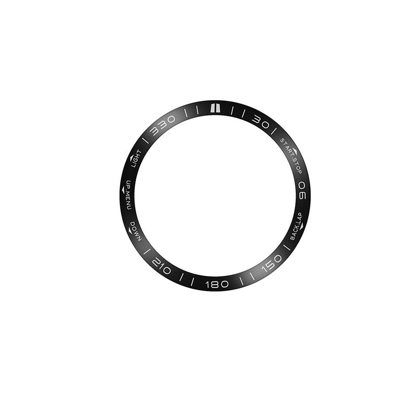 Edelstahlring für Garmin Fenix 8 Black 51 MM