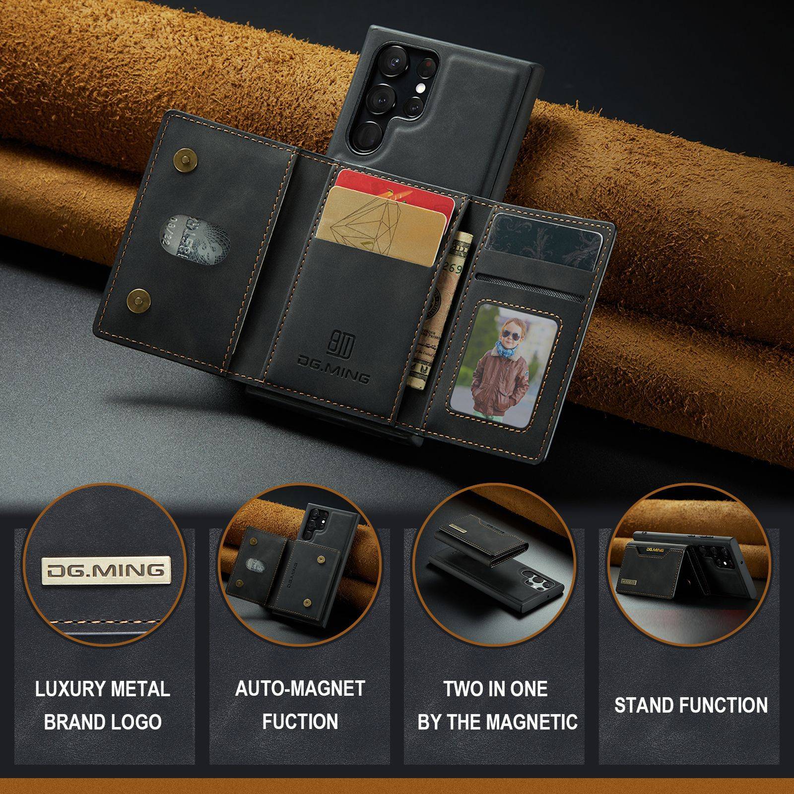 Magnetische Brieftaschenhülle für Samsung Samsung Galaxy A34 5G