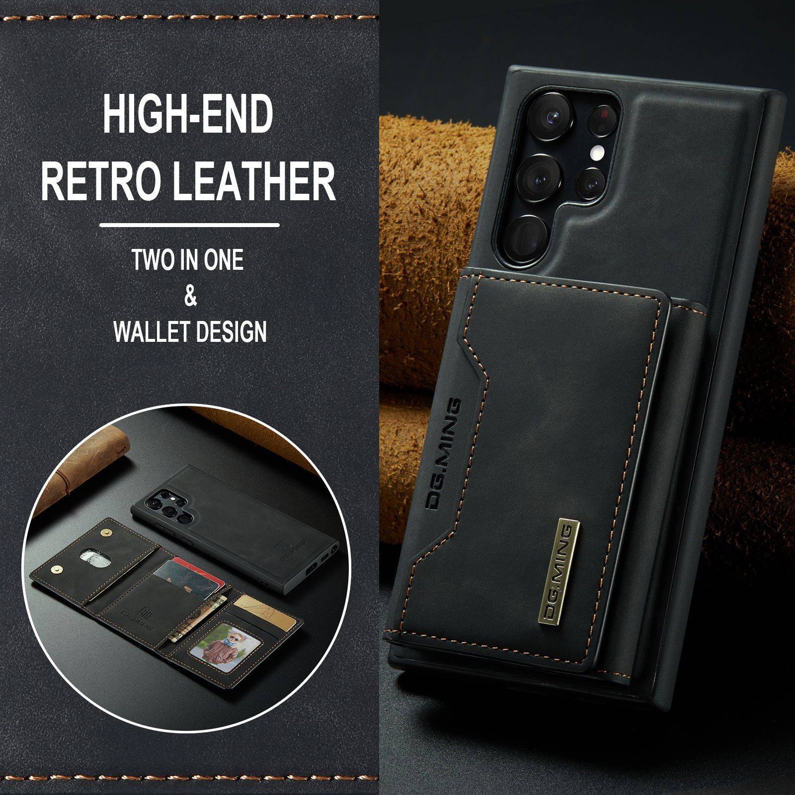 Magnetische Brieftaschenhülle für Samsung Samsung Galaxy A55 5G