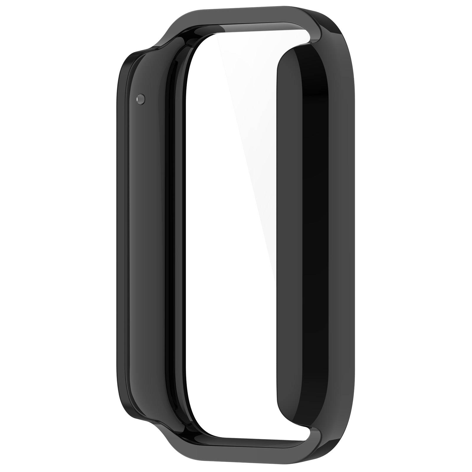Xiaomi Mi Band 9 Pro Hülle mit Displayschutz aus gehärtetem Glas Black