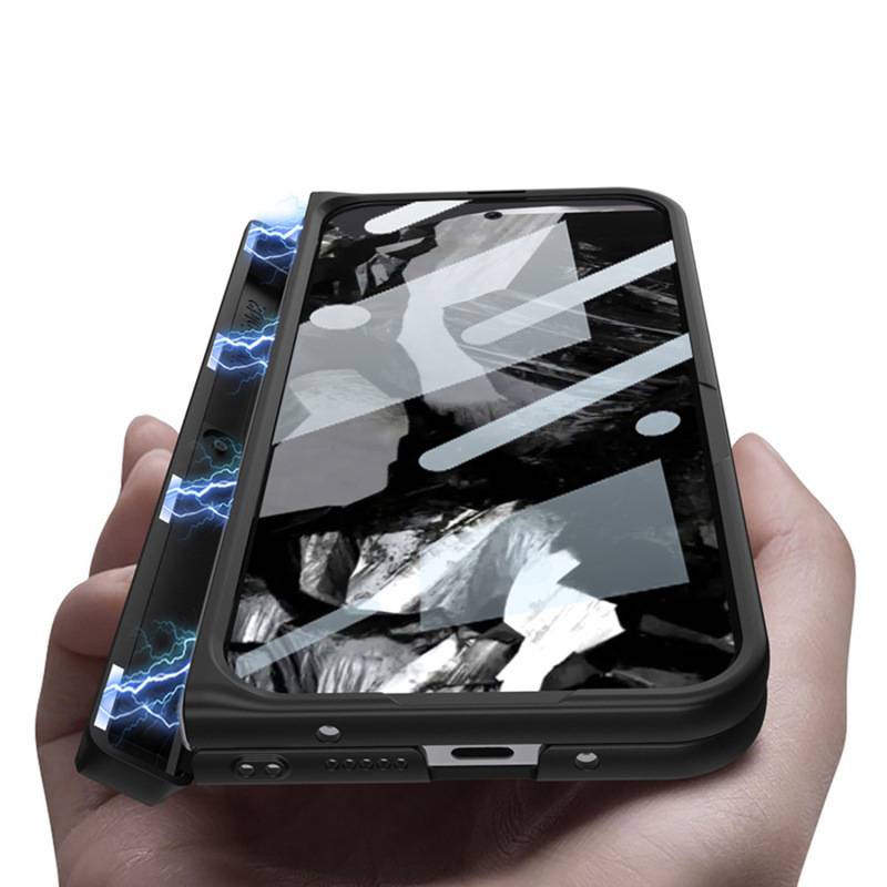 Hülle mit Ständer für Google Pixel 9 Pro Fold Black