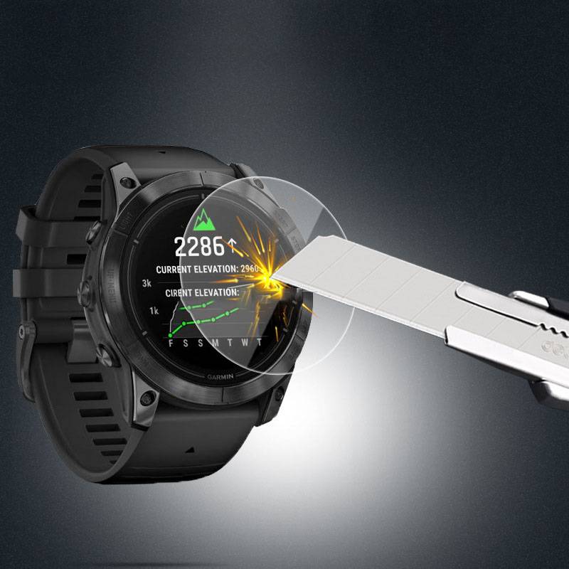 Displayschutz aus gehärtetem Glas für Smartwatch, 2er-Pack Garmin Epix Pro (Gen 2) 42 mm