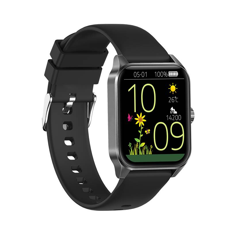 Smartwatch mit Bluetooth und Gesundheitsüberwachung Black