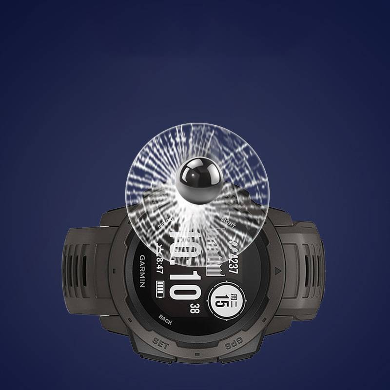 Garmin Instinct 2 Displayschutzfolie (2er-Pack), Gehärtetes Glas [EZ Fit]