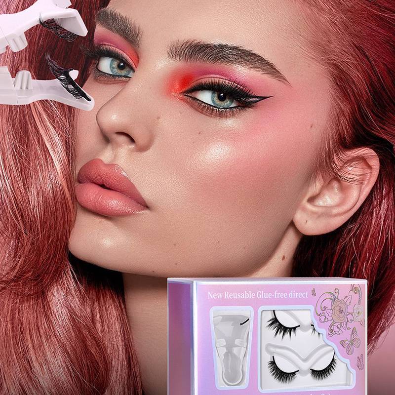 Magnetische Wimpern CT08-4 - Wiederverwendbare & kleberfreie Magnetwimpern