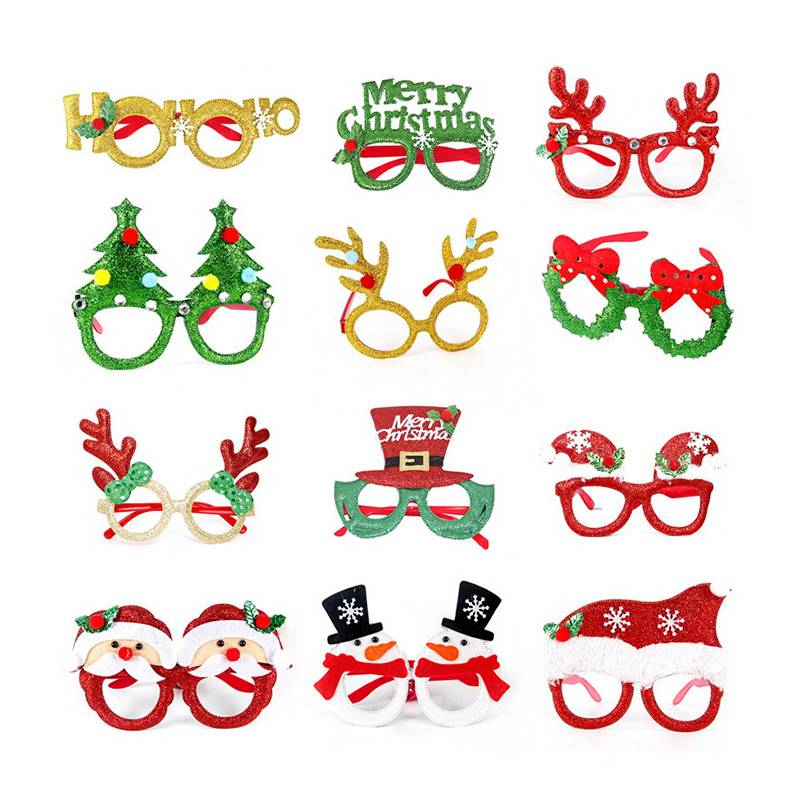 Weihnachtsbrillen – Festliche Brillen für die Feiertage 12-teilig