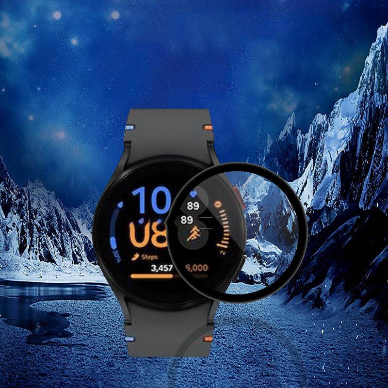 Displayschutz aus gehärtetem Glas für Smartwatch, 2er-Pack Samsung Uhr FE 40mm